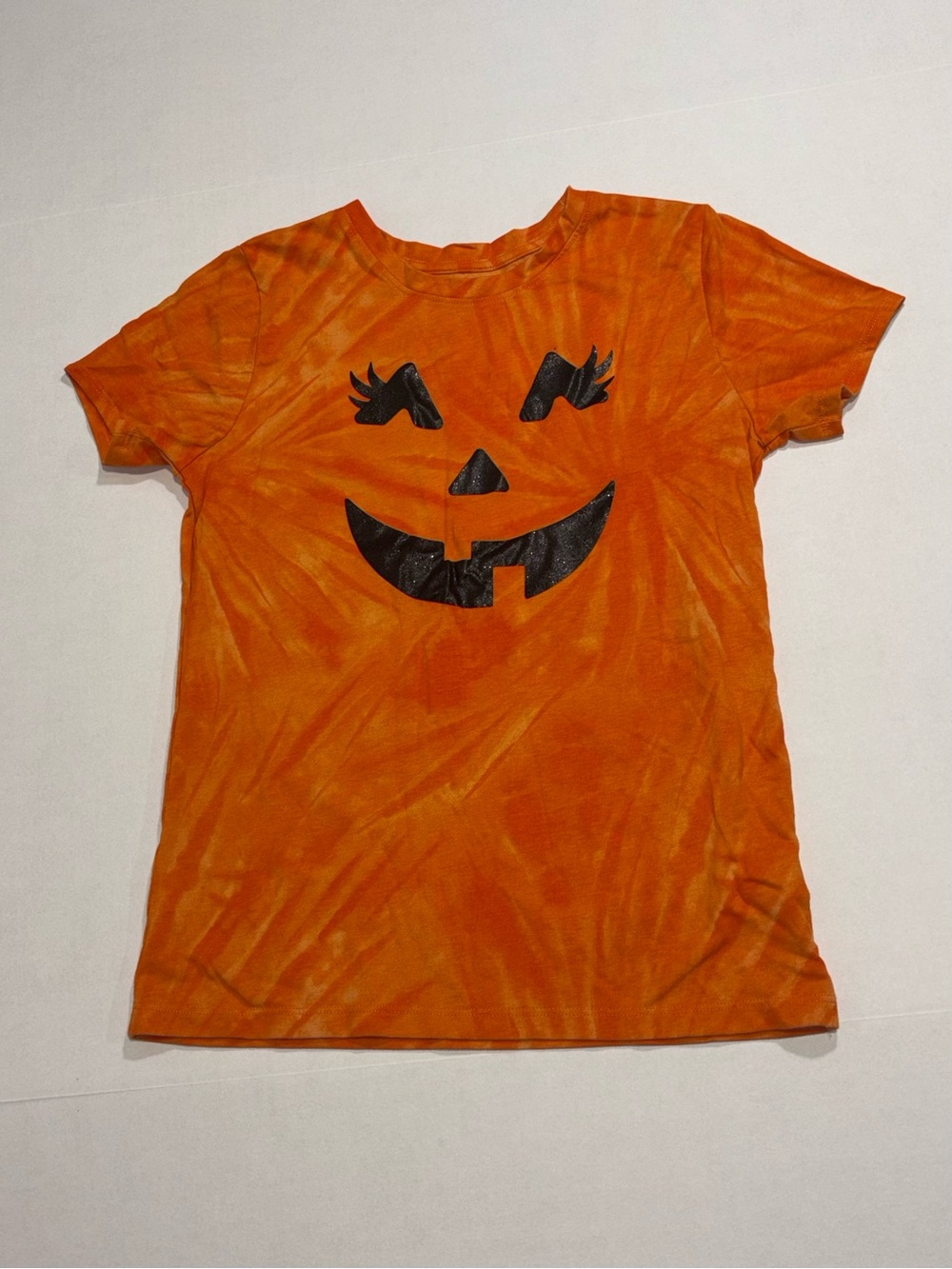 wonder nation Orange Halloween Pumpkin Face Tee